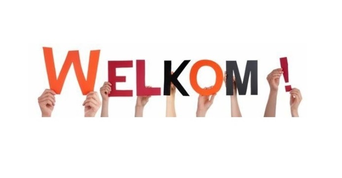 Welkom met wit