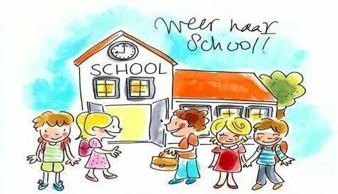 weer naar school